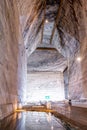 Slanic salt mine is an old salt mine, located in SlÃÆnic, Prahova County, Romania, just 100 km north of Bucharest Royalty Free Stock Photo