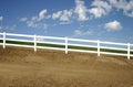 Slanted Fence Royalty Free Stock Photo