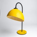 Slanted lamp with lemon texture Royalty Free Stock Photo