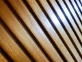 Slanted lines of wood with a hint of light make the graphic look interesting