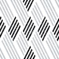3226 Slanting pattern with black and silver gray lines, modern stylish image. Royalty Free Stock Photo
