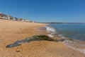 Slapton Sands beach Devon with clear blue sea and sand Royalty Free Stock Photo