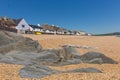 Slapton Sands beach Devon England UK, from Torcross in direction of Dartmouth