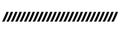 Slash line doodle border, diagonal lines. Divider strip Tilt strip geometric abstract border. Diagonal grid. Geometric
