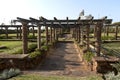 Slasto Walkway Leading Through Sunken Gardens Royalty Free Stock Photo