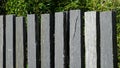 Slate material vertical fence blocks