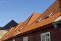 Slate roofing in Copenhagen Royalty Free Stock Photo