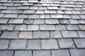 Slate Roofing Tiles on Historic Building Royalty Free Stock Photo