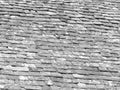 Slate tile roof Royalty Free Stock Photo