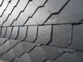 Architecture details Siegerland slate Royalty Free Stock Photo