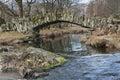 Slaters Bridge in the English Lake District. Royalty Free Stock Photo