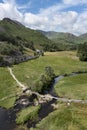 Slaters Bridge and the Tilberthwaite Fells