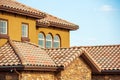 Slates Roof. Home Roof Royalty Free Stock Photo