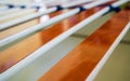 Slatted frame bed Royalty Free Stock Photo