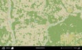 Slauharad District, Belarus. Topographic Humanitarian Royalty Free Stock Photo