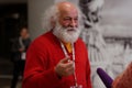 Slava Polunin during final plenary session of 4th St. Petersburg International Cultural Forum