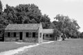 Slave cabins in Boone Hall Plantation Royalty Free Stock Photo