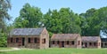 Slave cabins in Boone Hall Plantation Royalty Free Stock Photo