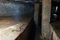 Slave Chamber near the former slave trade place in Stone town, Zanzibar