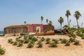 Slavery fortress on Goree island, Dakar, Senegal. West Africa Royalty Free Stock Photo