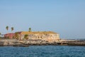 Slavery fortress on Goree island, Dakar, Senegal. West Africa Royalty Free Stock Photo