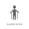 slavery in the united states icon. Trendy slavery in the united