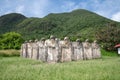 Slaves memorial with statues sculptures caribbean