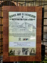 Slaves and Slaveholders Plaque at the Alex Haley Museum, Henning, Tn Royalty Free Stock Photo