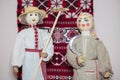 Slavic national dolls. Royalty Free Stock Photo