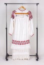 Slavic traditional clothing: women\'s shirts and apron