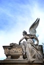 Slavin cemetery on Vysehrad, statue Royalty Free Stock Photo