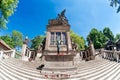 The Slavin mausoleum at Vysehrad Cemetery. Prague, Czech Republic Royalty Free Stock Photo