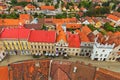 Medieval renaissance city centre of Slavonice with Sgraffito covered buildings dating from the 14th to 16th centuries