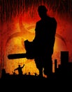 Slayer chainsaw 1 Royalty Free Stock Photo