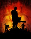 Slayer chainsaw 2 Royalty Free Stock Photo