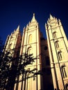 SLC Temple Royalty Free Stock Photo