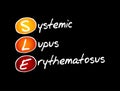 SLE - Systemic Lupus Erythematosus acronym