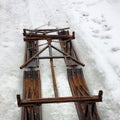 Sled of metall