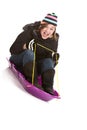 Sledding Royalty Free Stock Photo