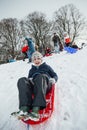 Sledding Down the Hill