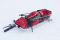 Sledge for back-country skiing