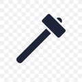 Sledge hammer transparent icon. Sledge hammer symbol design from Royalty Free Stock Photo