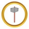 Sledgehammer vector icon