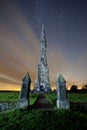 Sledmere Monument at night Royalty Free Stock Photo