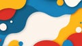 A sleek abstract backdrop featuring basic shapes layered vertically, creating a modern and textured cartoonstyle illustration
