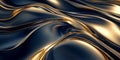 A sleek abstract background with smooth gradients of navy and gold, perfect for