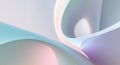 Sleek Abstract Design with Smooth Curves and Gradient Colors