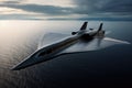 sleek, aerodynamic design of hypersonic craft