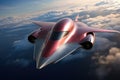 sleek, aerodynamic design of hypersonic craft