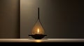 sleek biblical oil lamp